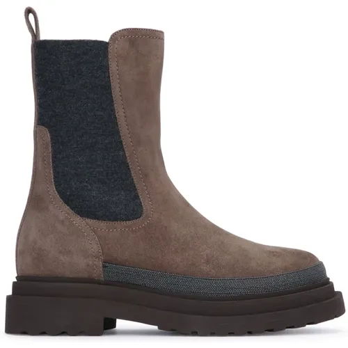 Shoes > Boots > Chelsea Boots - - BRUNELLO CUCINELLI - Modalova