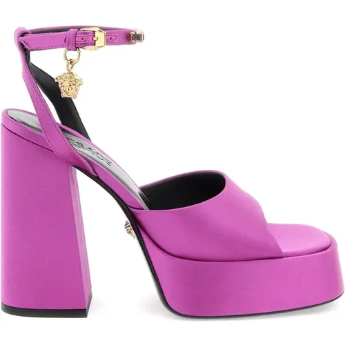 Shoes > Sandals > High Heel Sandals - - Versace - Modalova