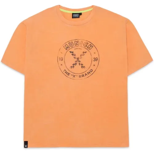Munich - Tops > T-Shirts - Orange - Munich - Modalova