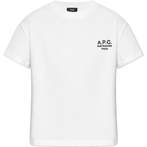 A.p.c. - Tops > T-Shirts - White - A.p.c. - Modalova