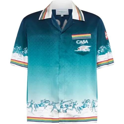 Shirts > Short Sleeve Shirts - - Casablanca - Modalova