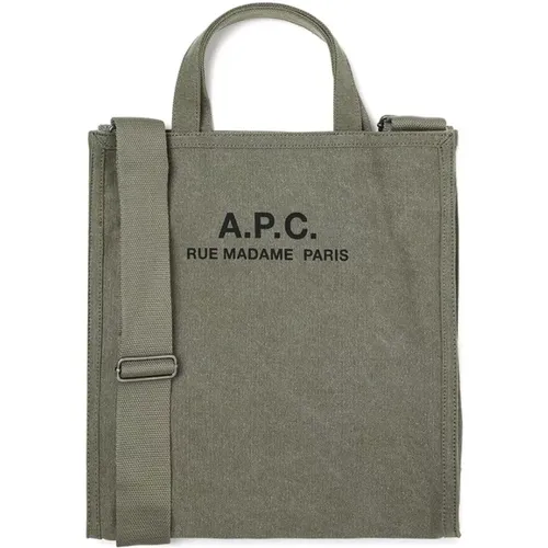 A.p.c. - Bags > Tote Bags - Green - A.p.c. - Modalova