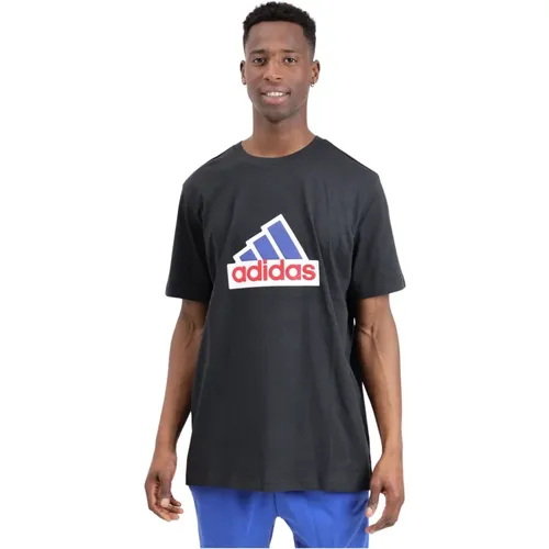 Adidas - Tops > T-Shirts - Black - Adidas - Modalova