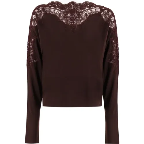 Knitwear > Round-neck Knitwear - - Ermanno Scervino - Modalova