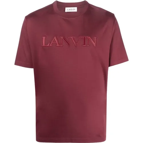 Lanvin - Tops > T-Shirts - Red - Lanvin - Modalova
