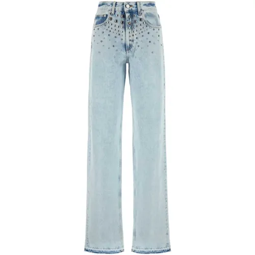 Jeans > Straight Jeans - - Alessandra Rich - Modalova