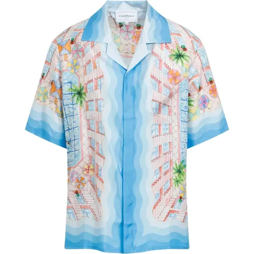 Shirts > Short Sleeve Shirts - - Casablanca - Modalova