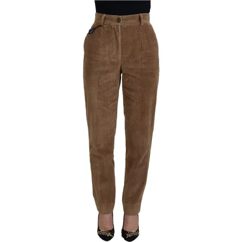 Trousers > Slim-fit Trousers - - Dolce & Gabbana - Modalova