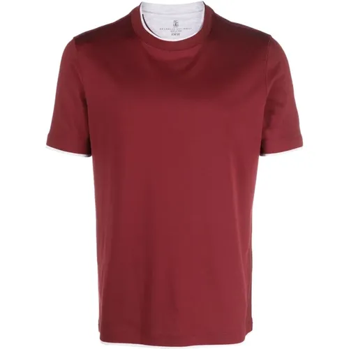 Tops > T-Shirts - - BRUNELLO CUCINELLI - Modalova