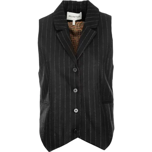 Munthe - Jackets > Vests - Black - Munthe - Modalova