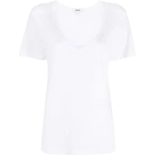 Agolde - Tops > T-Shirts - White - Agolde - Modalova