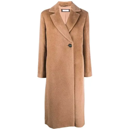 Coats > Single-Breasted Coats - - PESERICO - Modalova