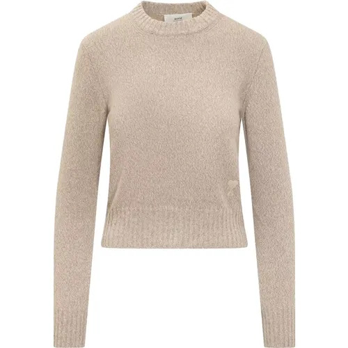 Knitwear > Round-neck Knitwear - - Ami Paris - Modalova