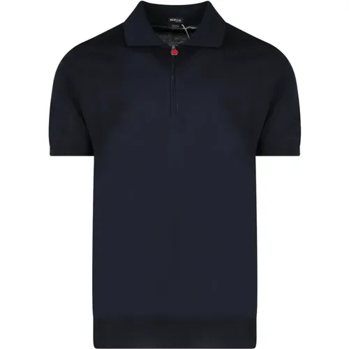 Kiton - Tops > Polo Shirts - Blue - Kiton - Modalova