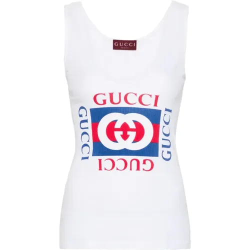 Tops > Sleeveless Tops - - Gucci - Modalova