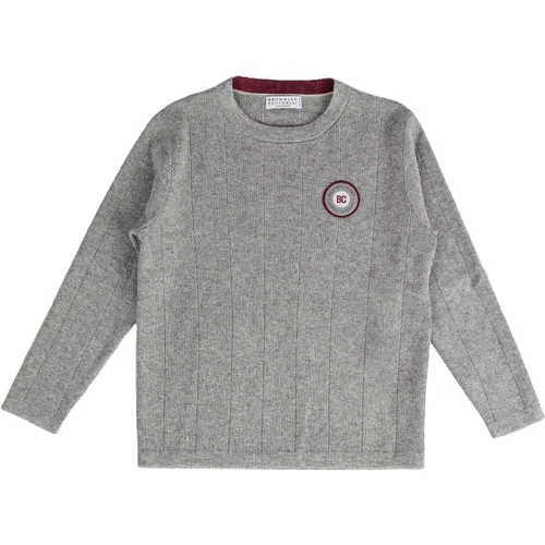 Kids > Tops > Knitwear - - BRUNELLO CUCINELLI - Modalova