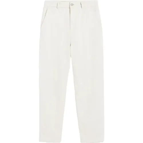 Trousers > Cropped Trousers - - Max Mara Studio - Modalova