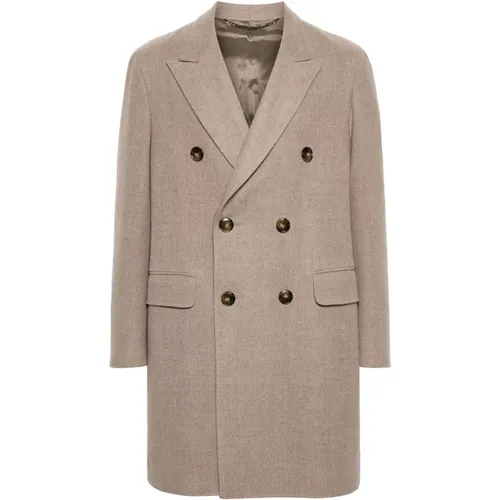 Coats > Double-Breasted Coats - - Canali - Modalova