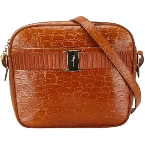 Pre-owned > Pre-owned Bags > Pre-owned Cross Body Bags - - Salvatore Ferragamo Pre-owned - Modalova