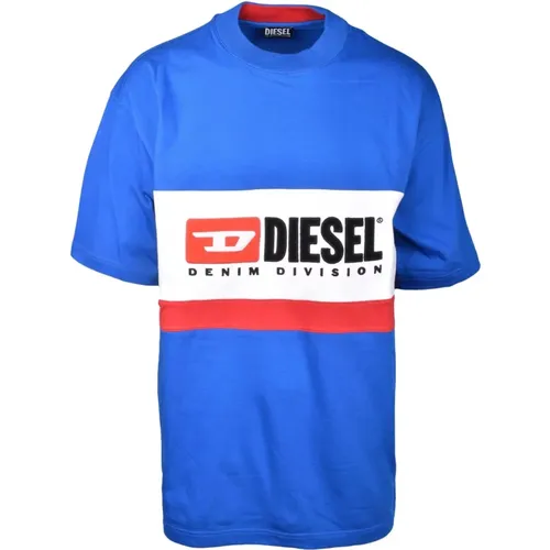 Diesel - Tops > T-Shirts - Blue - Diesel - Modalova