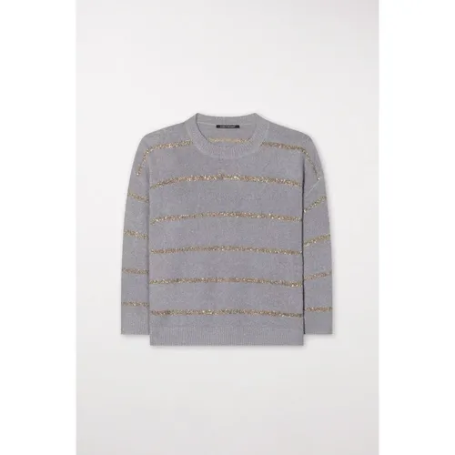 Knitwear > Round-neck Knitwear - - LUISA CERANO - Modalova