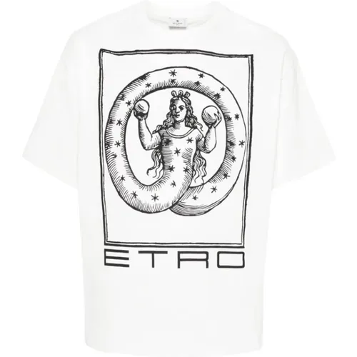 Etro - Tops > T-Shirts - White - ETRO - Modalova