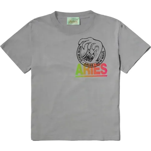 Aries - Tops > T-Shirts - Gray - Aries - Modalova