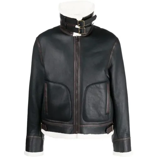 Jackets > Leather Jackets - - Loewe - Modalova