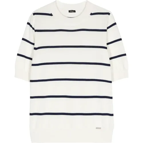 Kiton - Tops > T-Shirts - White - Kiton - Modalova