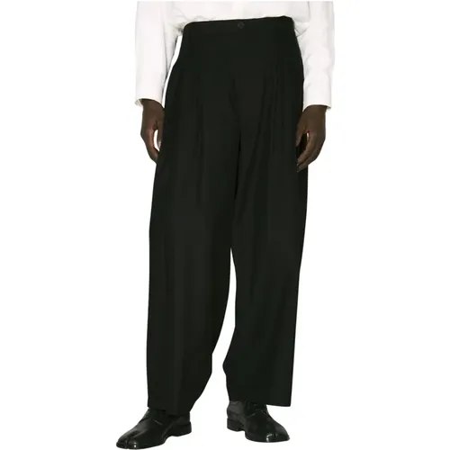 Trousers > Wide Trousers - - Yohji Yamamoto - Modalova