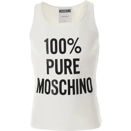 Tops > Sleeveless Tops - - Moschino - Modalova