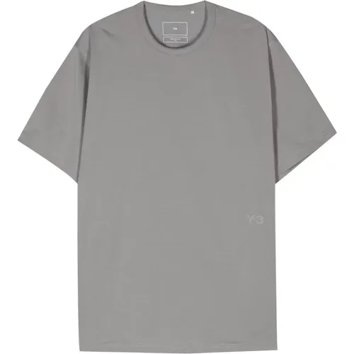 Y-3 - Tops > T-Shirts - Gray - Y-3 - Modalova