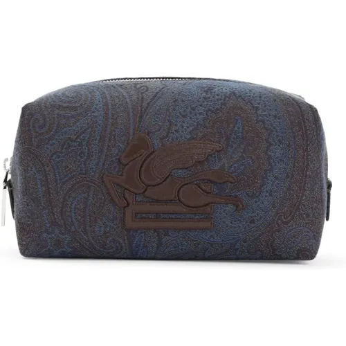 Etro - Bags > Toilet Bags - Blue - ETRO - Modalova