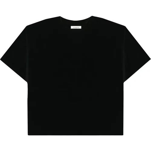 Laneus - Tops > T-Shirts - Black - Laneus - Modalova