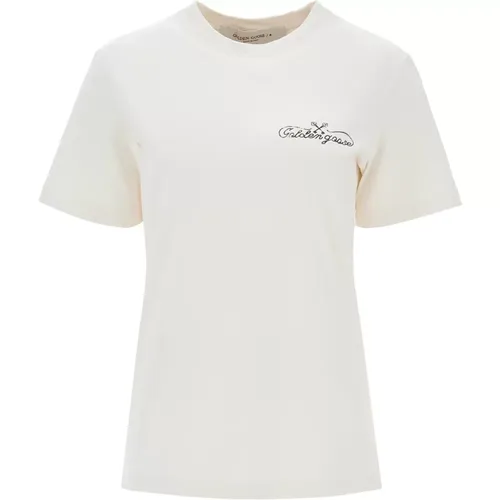 Tops > T-Shirts - - Golden Goose - Modalova