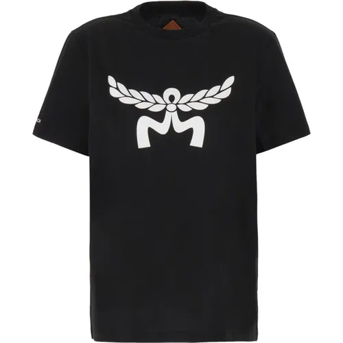 MCM - Tops > T-Shirts - Black - MCM - Modalova