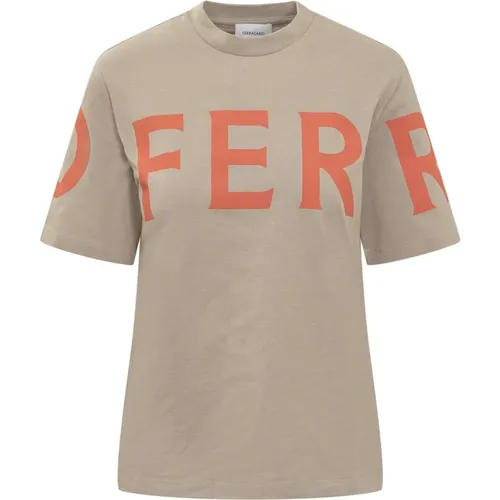 Tops > T-Shirts - - Salvatore Ferragamo - Modalova