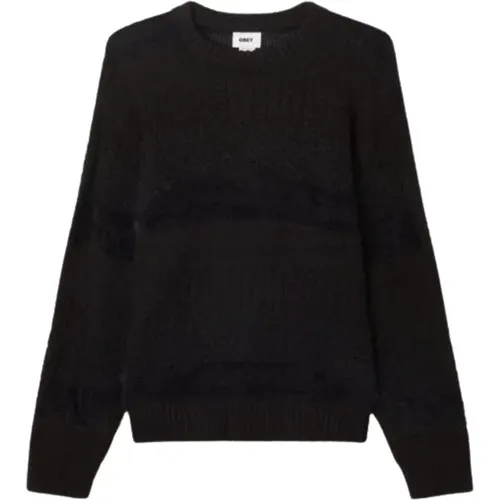 Knitwear > Round-neck Knitwear - - Obey - Modalova