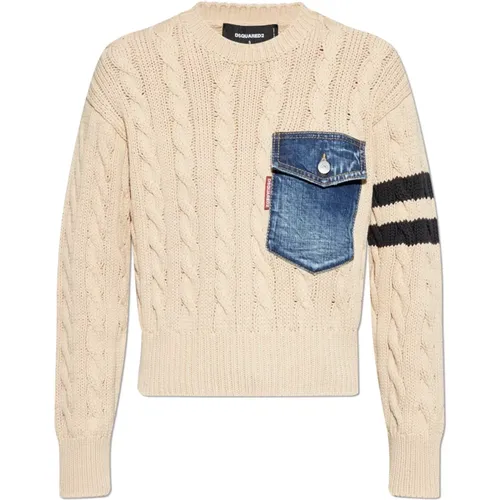 Knitwear > Round-neck Knitwear - - Dsquared2 - Modalova