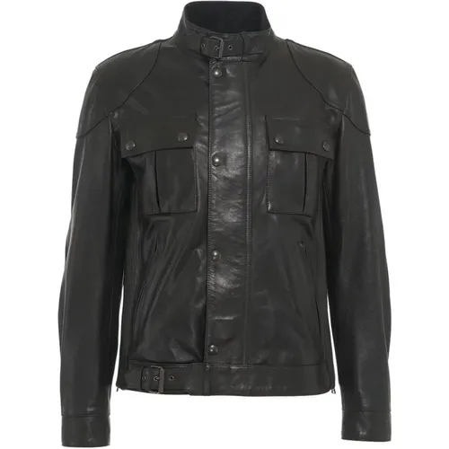 Jackets > Leather Jackets - - Belstaff - Modalova
