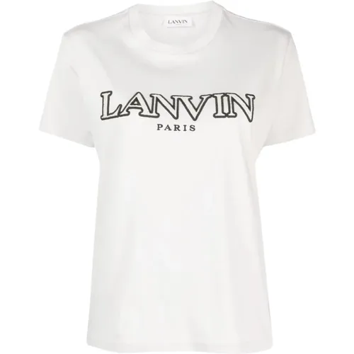 Lanvin - Tops > T-Shirts - White - Lanvin - Modalova