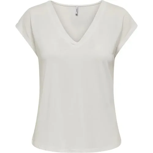 Only - Tops > T-Shirts - White - Only - Modalova