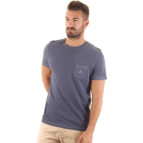 Gant - Tops > T-Shirts - Gray - Gant - Modalova