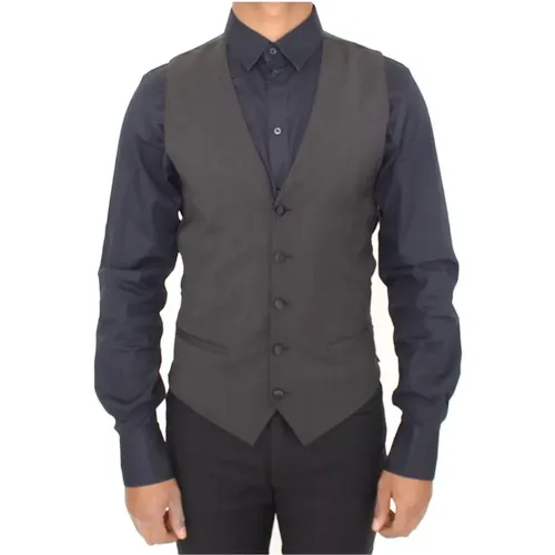 Suits > Suit Vests - - Dolce & Gabbana - Modalova