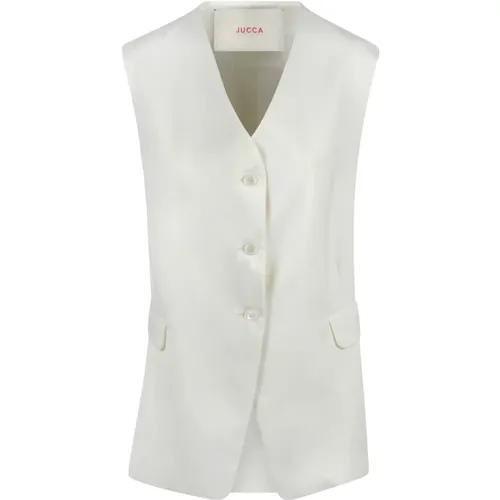 Jucca - Jackets > Vests - White - Jucca - Modalova