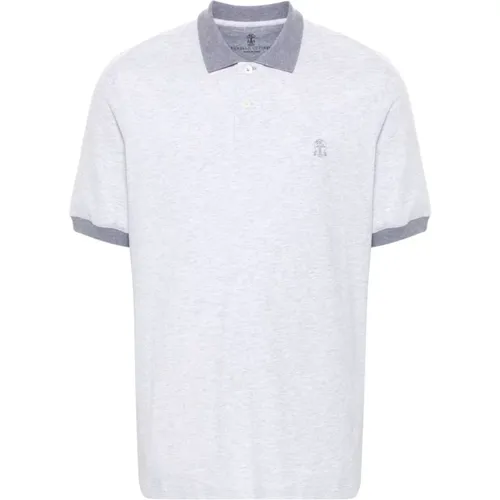 Tops > Polo Shirts - - BRUNELLO CUCINELLI - Modalova