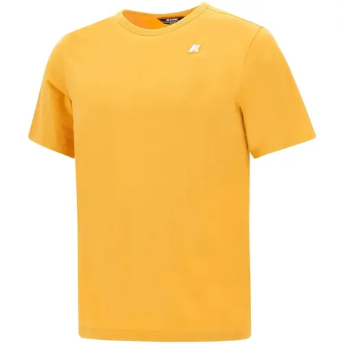 K-Way - Tops > T-Shirts - Yellow - K-way - Modalova