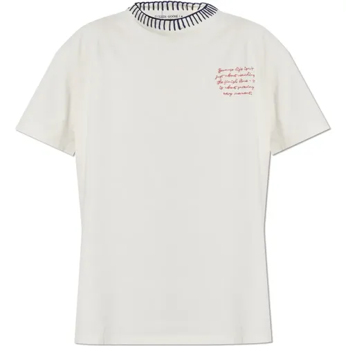 Tops > T-Shirts - - Golden Goose - Modalova