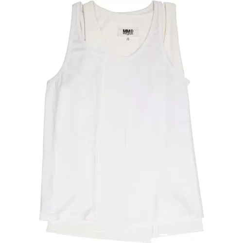 Tops > Sleeveless Tops - - MM6 Maison Margiela - Modalova