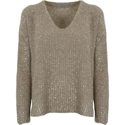 Knitwear > V-neck Knitwear - - D.Exterior - Modalova